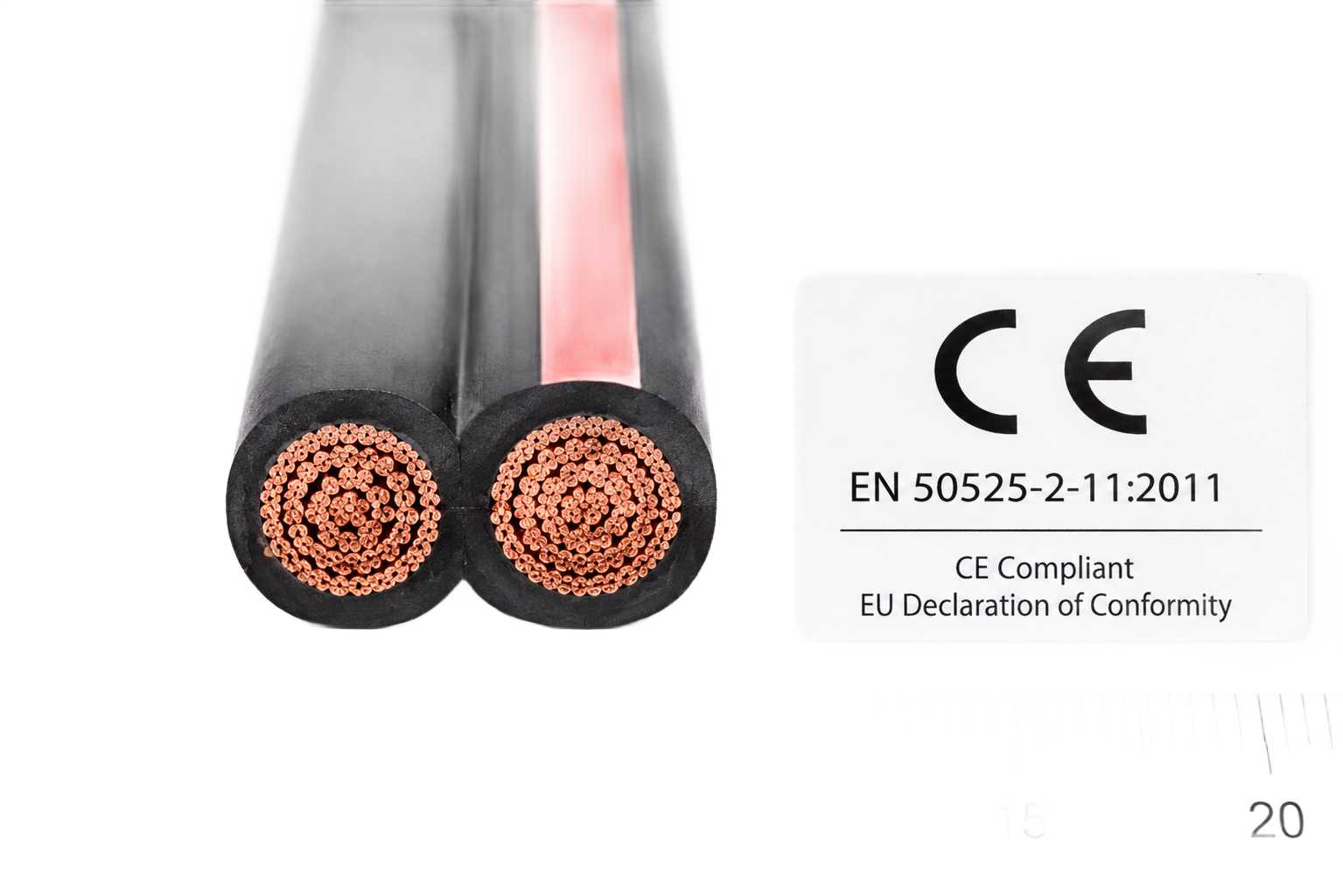 Kabel 2x0,75mm  teplotní odolnost certifikace CE